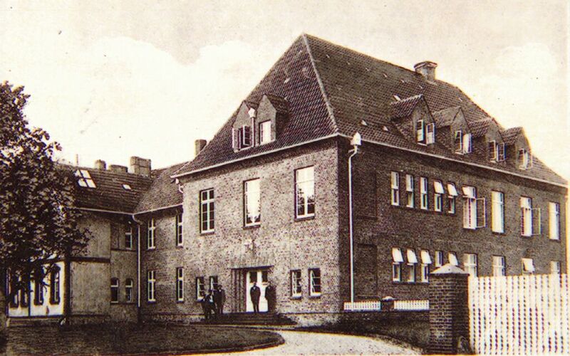 Historische Fotografie, Krankenhaus, Nordhorn, 1927